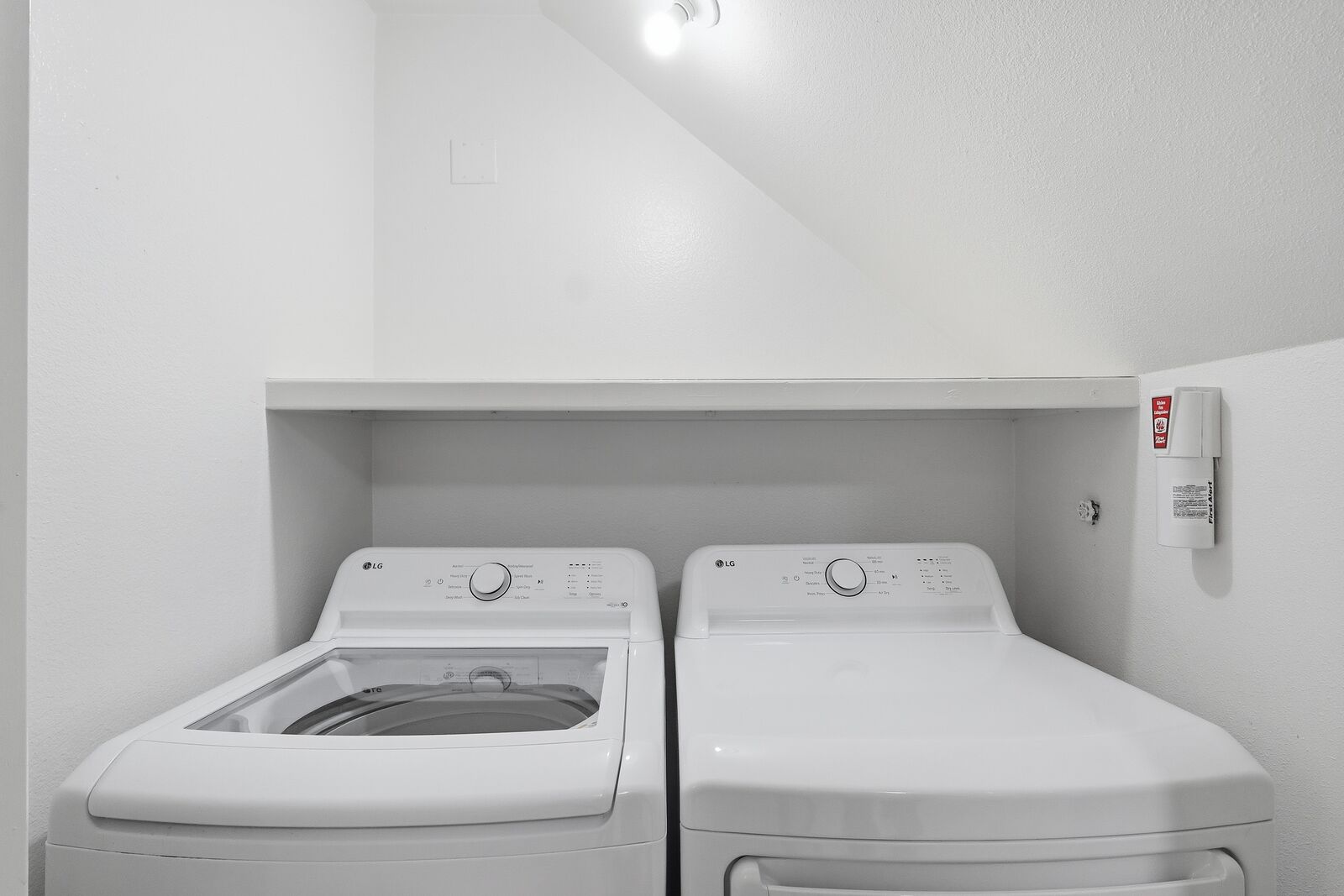 Laundry area with washer and dryer