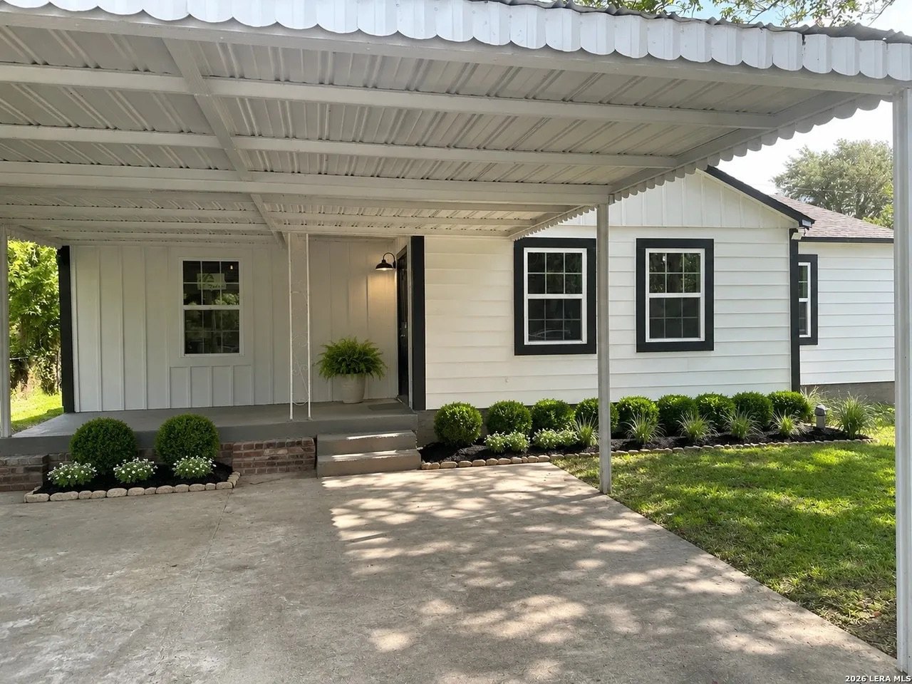 Front exterior of 3-bedroom single-story home for sale at 7911 Carolwood Dr, Houston TX