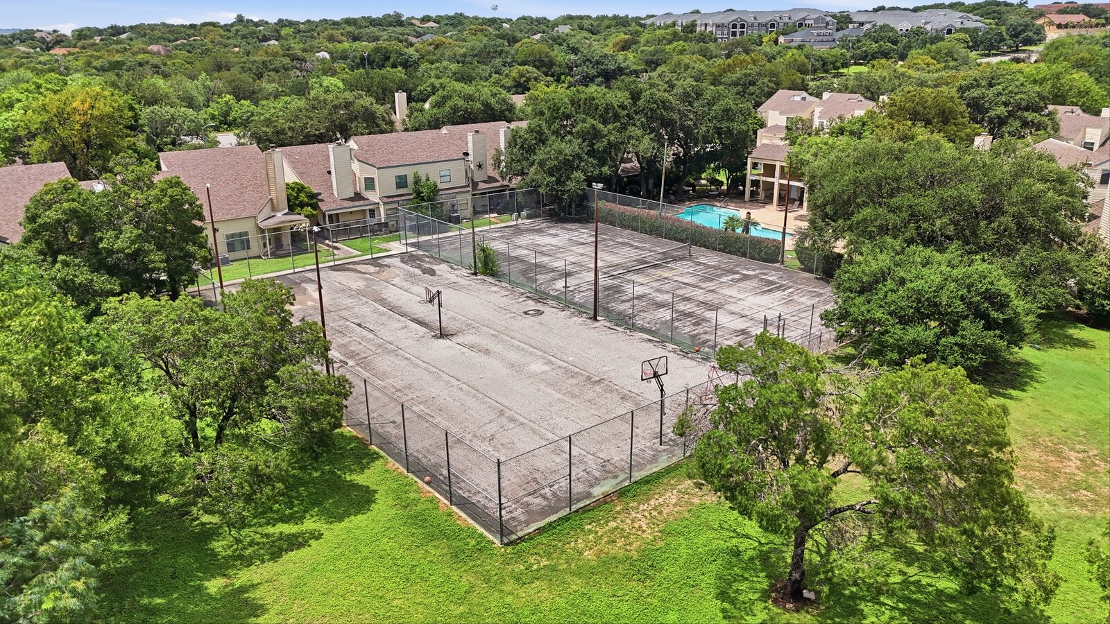 Aerial view of 8515 Echo Creek Lane and the Echo Creek community (photo 15 of 71)
